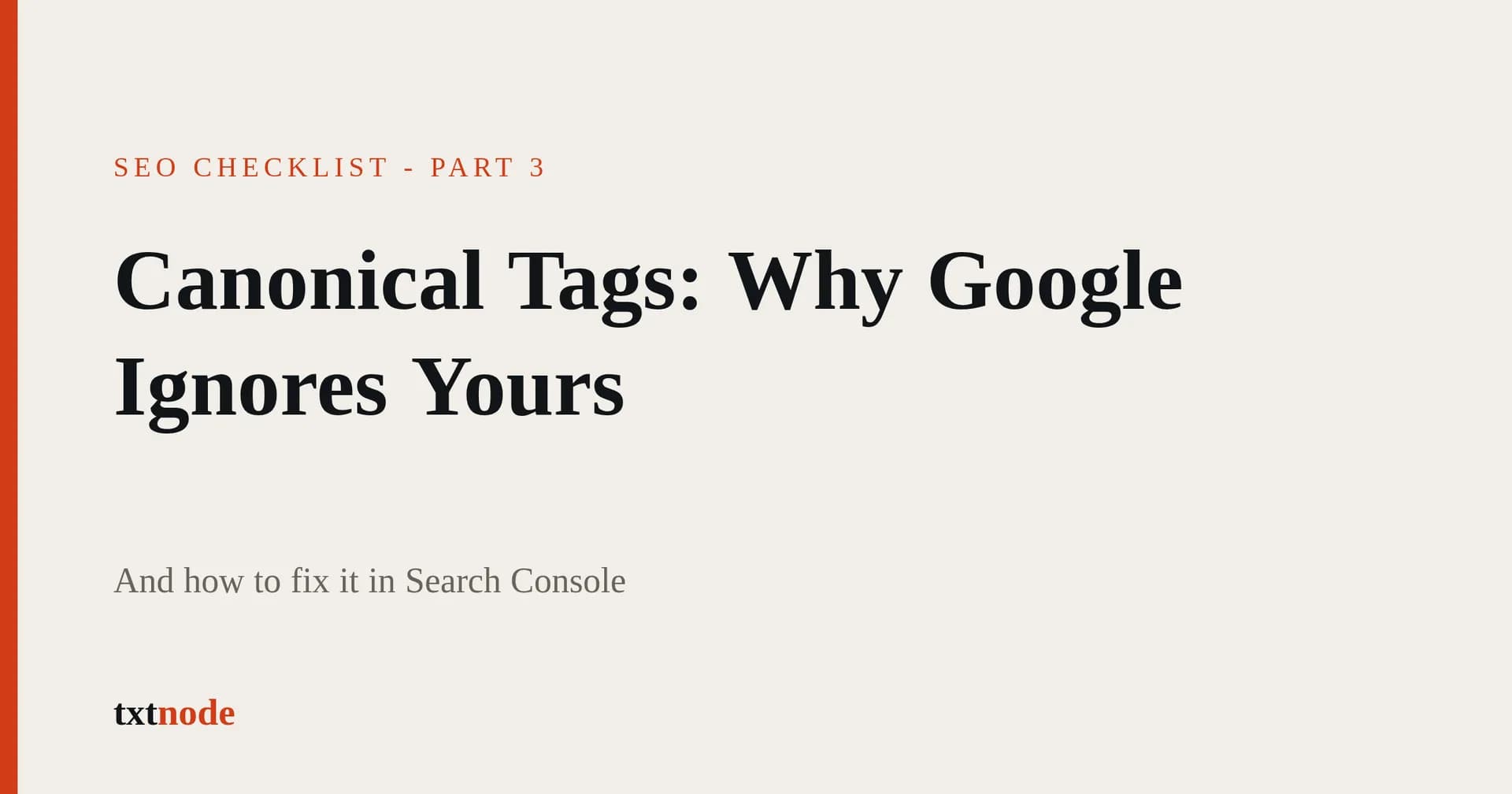 Canonical Tags: Why Google Ignores Yours